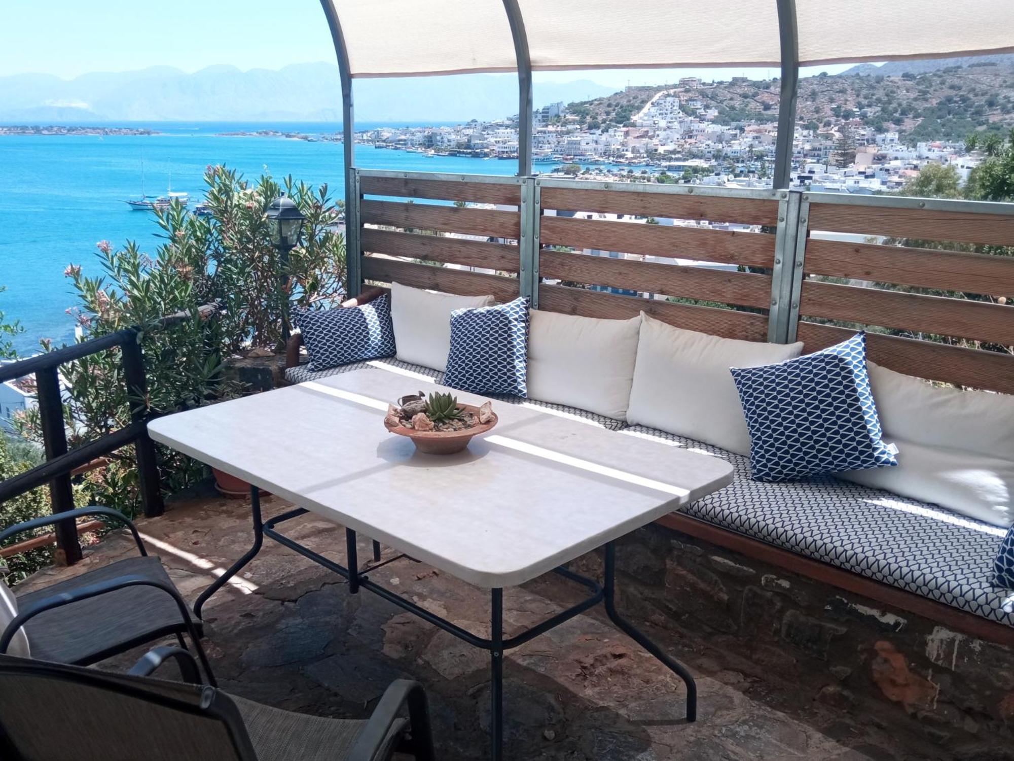 Marilena Panoramic Sea View House Apartment Elounda  Bagian luar foto